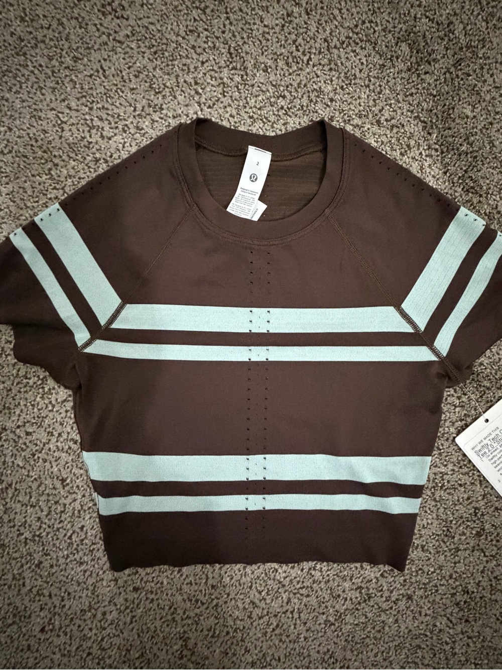 Lululemon Swiftly Tech Cropped Short Sleeve Shirt 2.0 NWT! - Picture 11 of 11